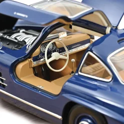 1954 Mercedes-Benz 300 SL - Blue 1:18 Scale Diecast Model Car by Norev