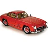 1955 Mercedes Benz 300SL Gullwing Coupe - Red 1:8 Scale Diecast Model Car by IXO Models