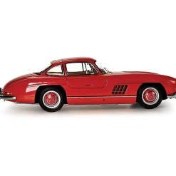 1955 Mercedes Benz 300SL Gullwing Coupe - Red 1:8 Scale Diecast Model Car by IXO Models