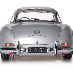 1955 Mercedes Benz 300SL Gullwing Coupe - Silver 1:8 Scale Diecast Model Car by IXO Models