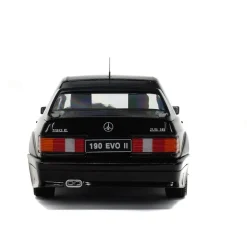 1990 Mercedes-Benz 190 (W201) Evo II - Black 1:18 Scale Diecast Model Car by Solido