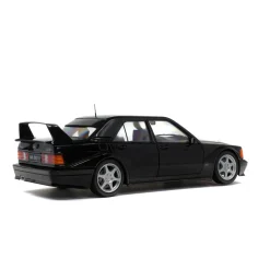 1990 Mercedes-Benz 190 (W201) Evo II - Black 1:18 Scale Diecast Model Car by Solido