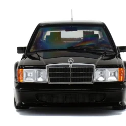 1990 Mercedes-Benz 190 (W201) Evo II - Black 1:18 Scale Diecast Model Car by Solido