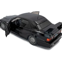 1990 Mercedes-Benz 190 (W201) Evo II Solido Works - Black 1:18 Scale Diecast Model Car by Solido
