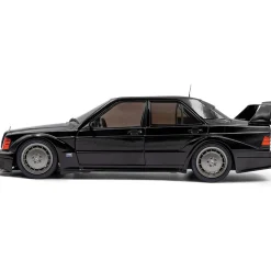 1990 Mercedes-Benz 190 (W201) Evo II Solido Works - Black 1:18 Scale Diecast Model Car by Solido