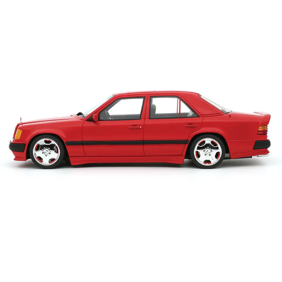 1987 Mercedes 300E AMG 6.0 - Red 1:18 Scale Cast Resin Model Car by Ottomobile