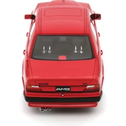 1987 Mercedes 300E AMG 6.0 - Red 1:18 Scale Cast Resin Model Car by Ottomobile