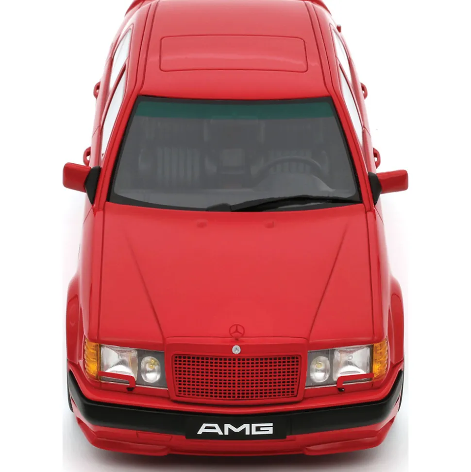 1987 Mercedes 300E AMG 6.0 - Red 1:18 Scale Cast Resin Model Car by Ottomobile