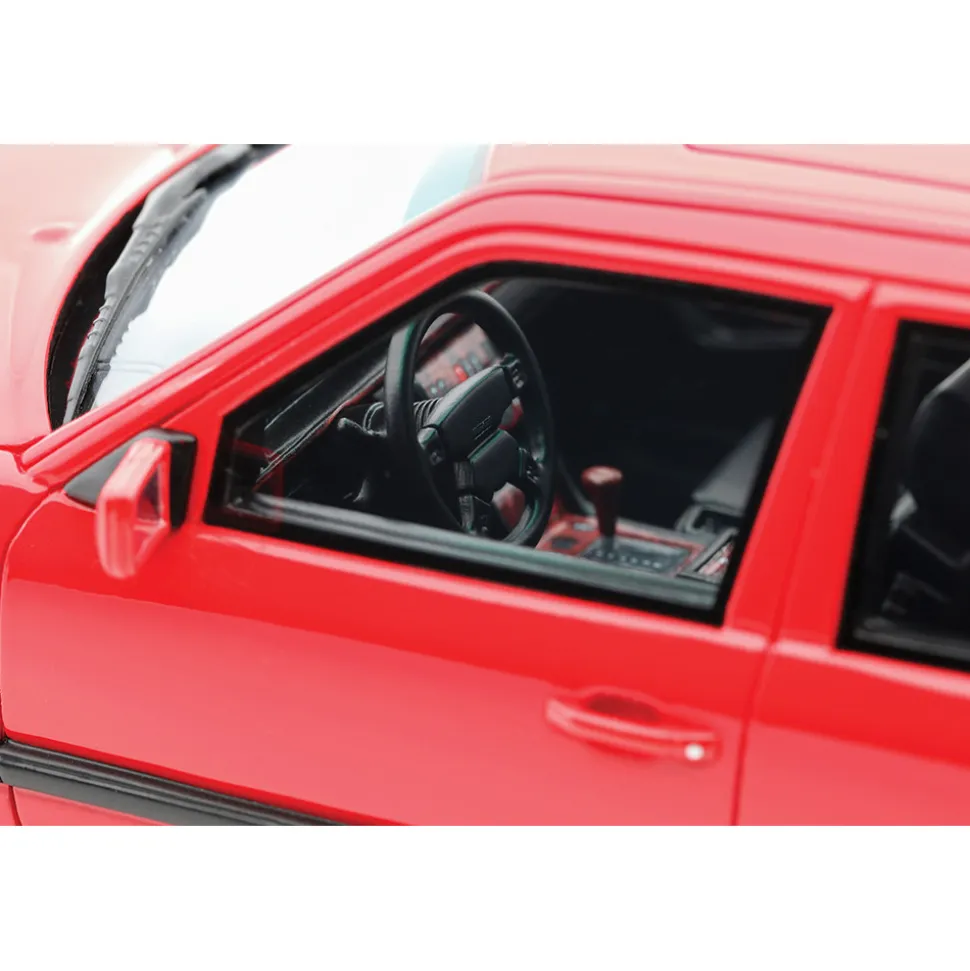 1987 Mercedes 300E AMG 6.0 - Red 1:18 Scale Cast Resin Model Car by Ottomobile