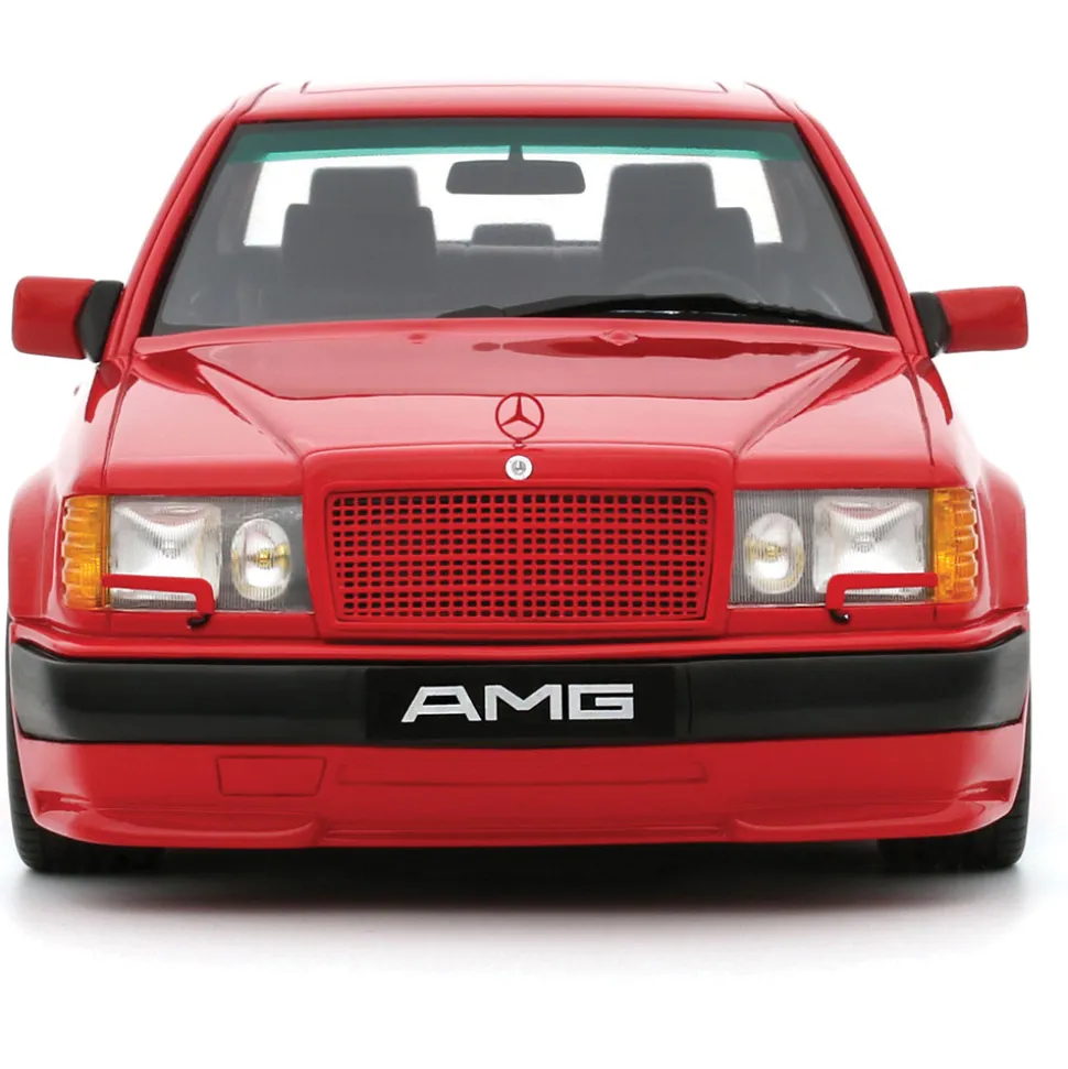 1987 Mercedes 300E AMG 6.0 - Red 1:18 Scale Cast Resin Model Car by Ottomobile