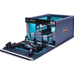 2024 Mercedes F1 W15 Pit Pass - Hamilton #44 1:43 Scale Diecast Model Car by Bburago
