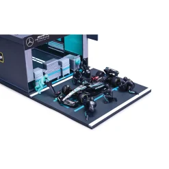 2024 Mercedes F1 W15 Pit Pass - Russell #63 1:43 Scale Diecast Model Car by Bburago