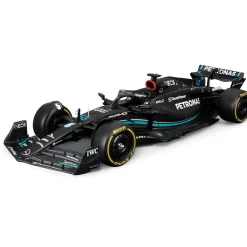 2023 Mercedes F1 W14 w/ figure - Russell #63 1:24 Scale Diecast Model Car by Bburago