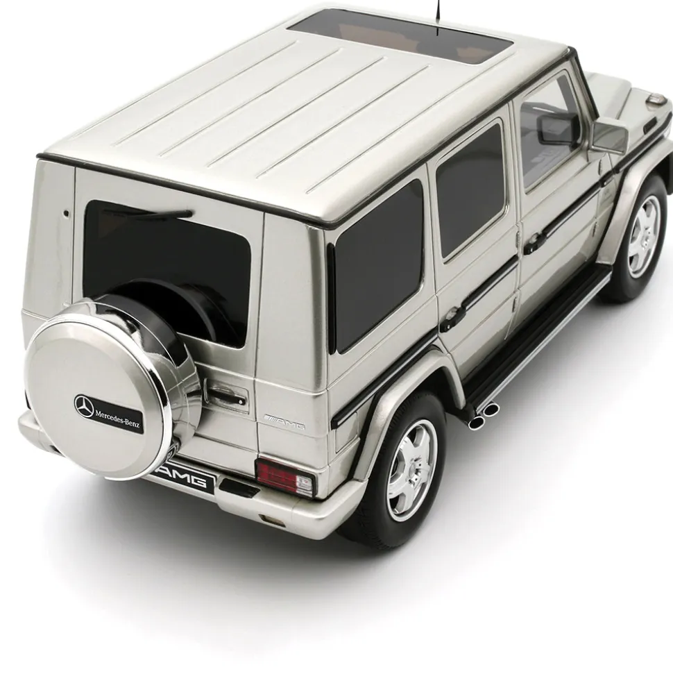 2003 Mercedes G-Class 55 AMG - Iridium Silver 1:18 Scale Cast Resin Model Truck by Ottomobile