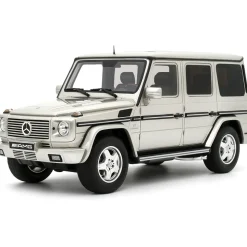 2003 Mercedes G-Class 55 AMG - Iridium Silver 1:18 Scale Cast Resin Model Truck by Ottomobile