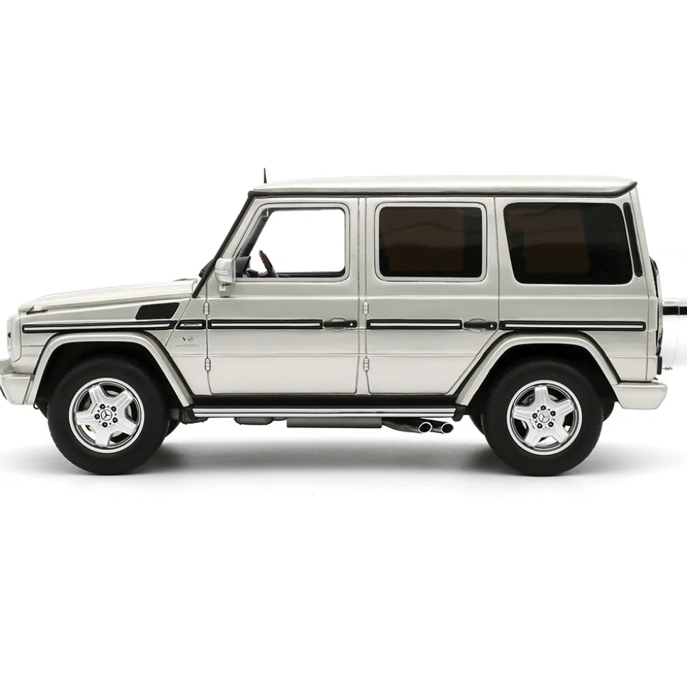 2003 Mercedes G-Class 55 AMG - Iridium Silver 1:18 Scale Cast Resin Model Truck by Ottomobile
