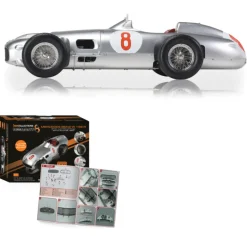 Mercedes W196 R #8 - Juan Manuel Fangio 1:8 Scale Diecast Model Car by IXO Models