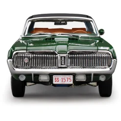 1968 Mercury Cougar XR7G - Augusta Green 1:18 Scale Diecast Model Car by Sunstar