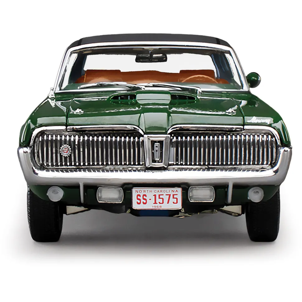 1968 Mercury Cougar XR7G - Augusta Green 1:18 Scale Diecast Model Car by Sunstar