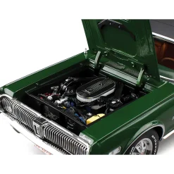 1968 Mercury Cougar XR7G - Augusta Green 1:18 Scale Diecast Model Car by Sunstar