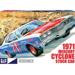 1971 Mercury Cyclone Stock Car 1:25 Scale Plastic Model Kit by MPC Models