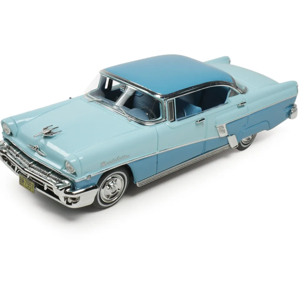 1956 Mercury Montclair Phaeton Lauderdale Blue & Niagara Blue 1:43 Scale Cast Resin Model Car by Goldvarg Collection
