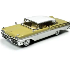 1958 Mercury Park Lane - Mayfair Yellow & Marble White 1:43 Scale Cast Resin Model Car by Goldvarg Collection
