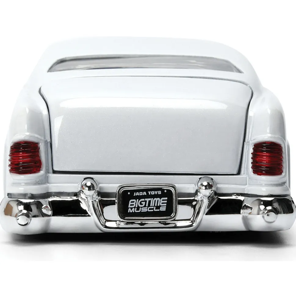 1951 Mercury - White w/Gold Flames 1:24 Scale Diecast Model Car by Jada Toys