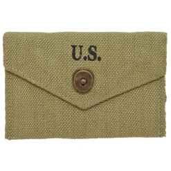 M1942 FIRST AID POUCH MARKED JT&L 1943 World War Supply (1083) Canvas by World War Supply