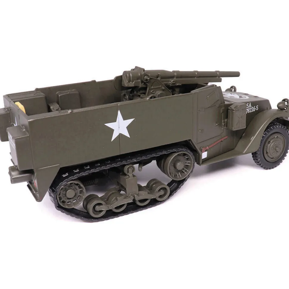 M3 Gun Motor Carriage with M1897A4 Gun 1/43 Die Cast Model 1:43 Scale Diecast Model by Militaria Diecast