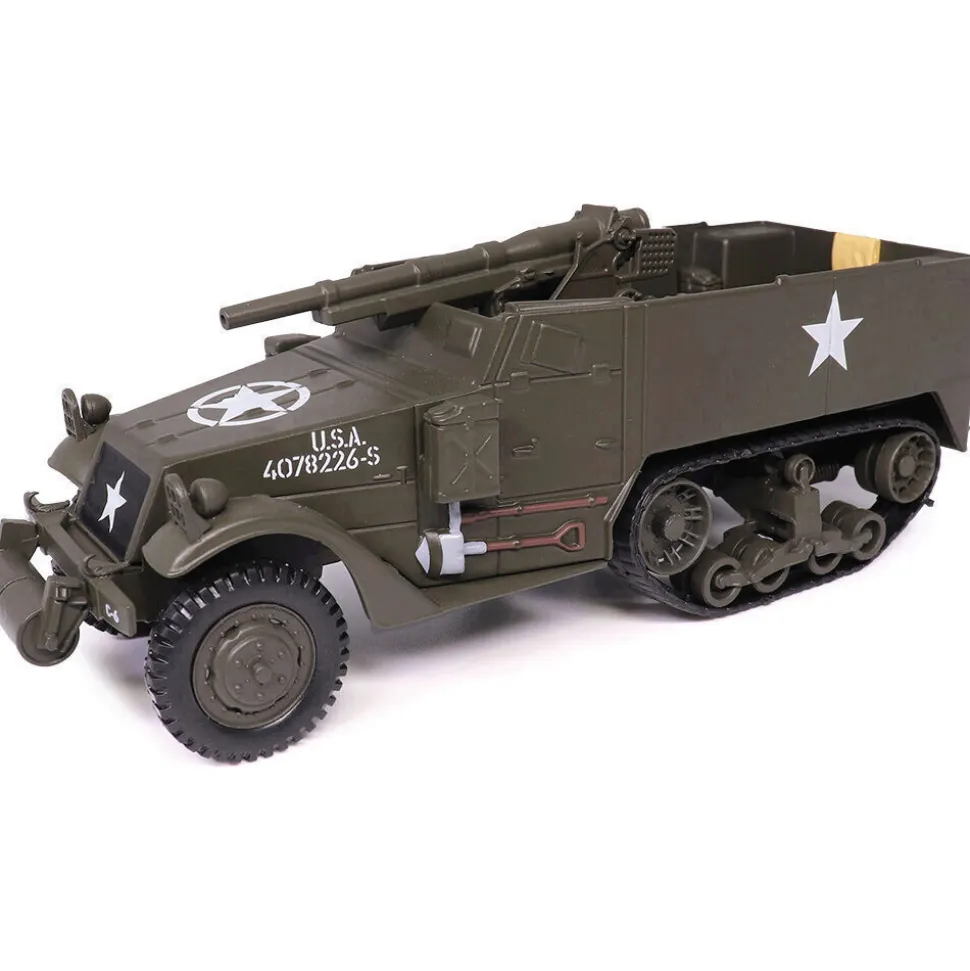M3 Gun Motor Carriage with M1897A4 Gun 1/43 Die Cast Model 1:43 Scale Diecast Model by Militaria Diecast