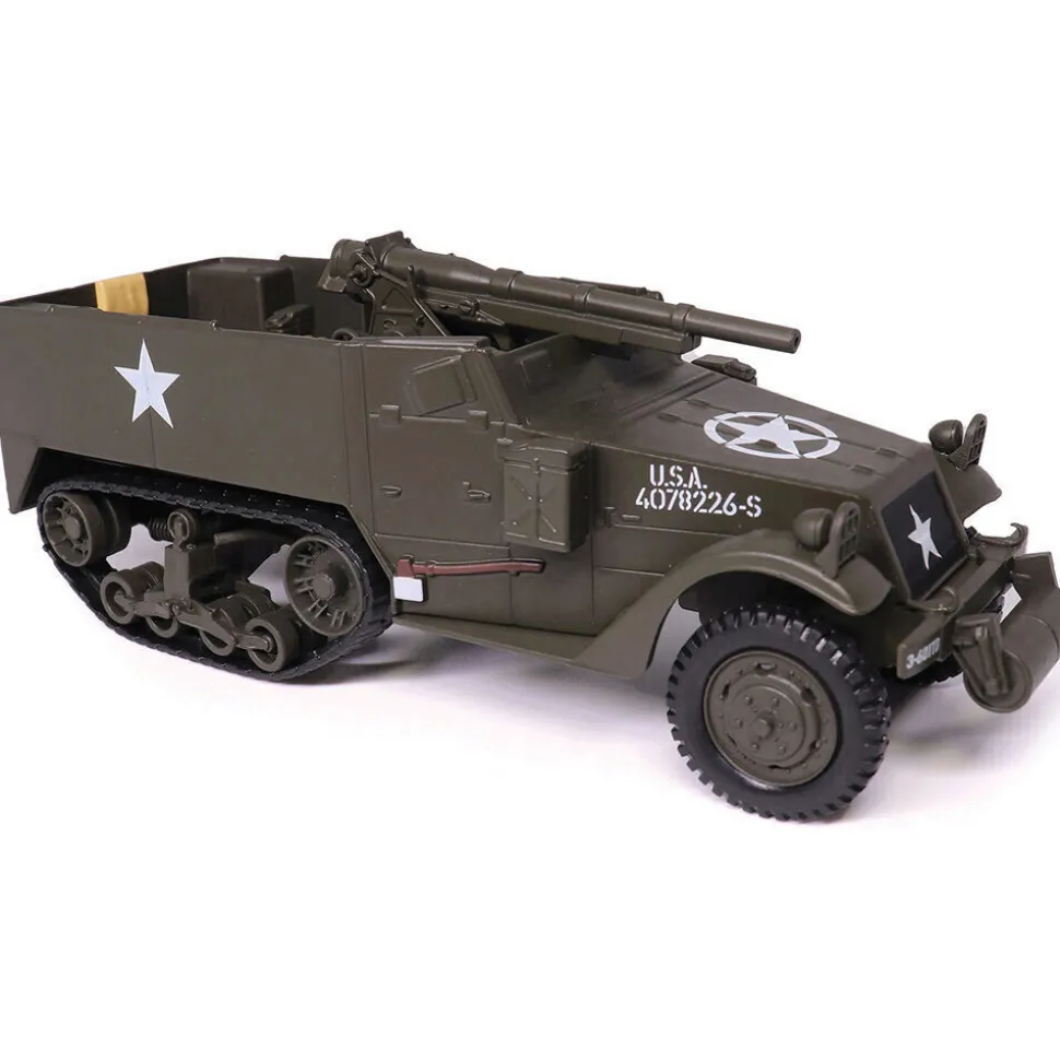 M3 Gun Motor Carriage with M1897A4 Gun 1/43 Die Cast Model 1:43 Scale Diecast Model by Militaria Diecast