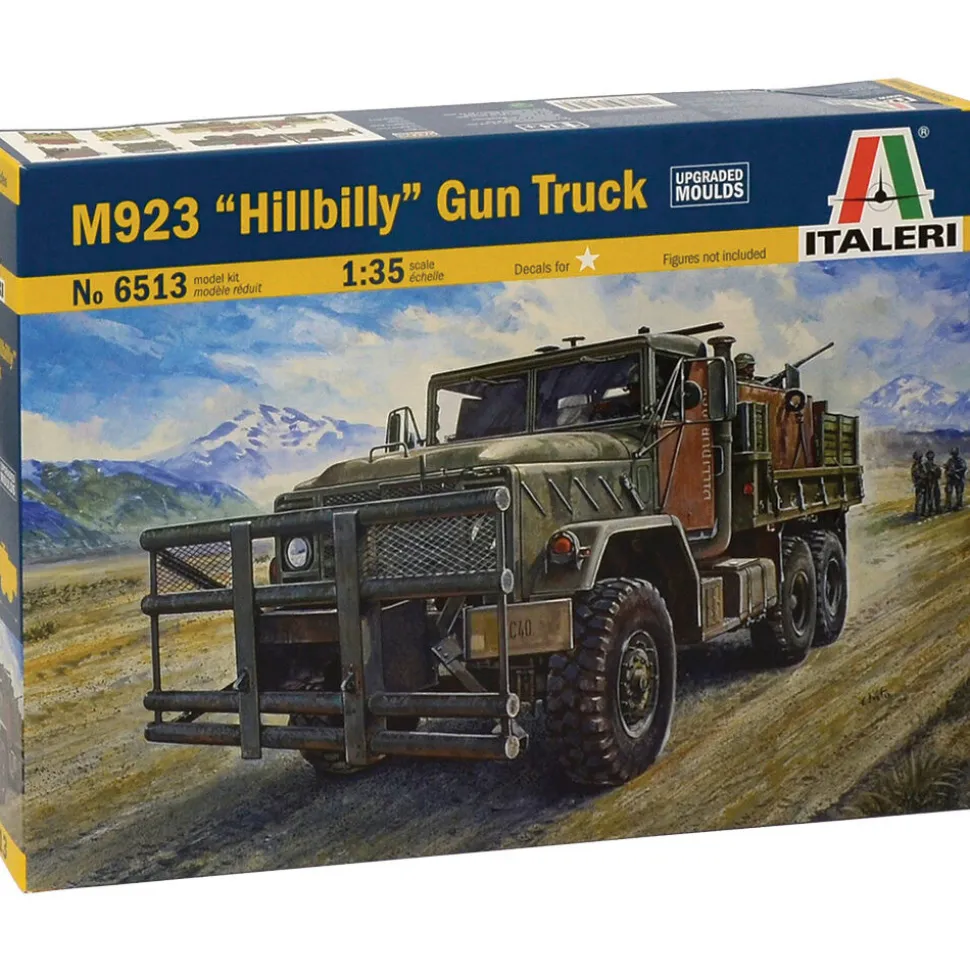 M923 “Hillbilly” Gun Truck 1/35 Kit 1:35 Scale Plastic Model Kit by Italeri