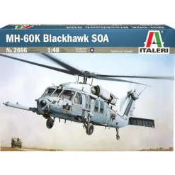 MH-60K Blackhawk SOA 1/48 Kit 1:48 Scale Plastic Model Kit by Italeri