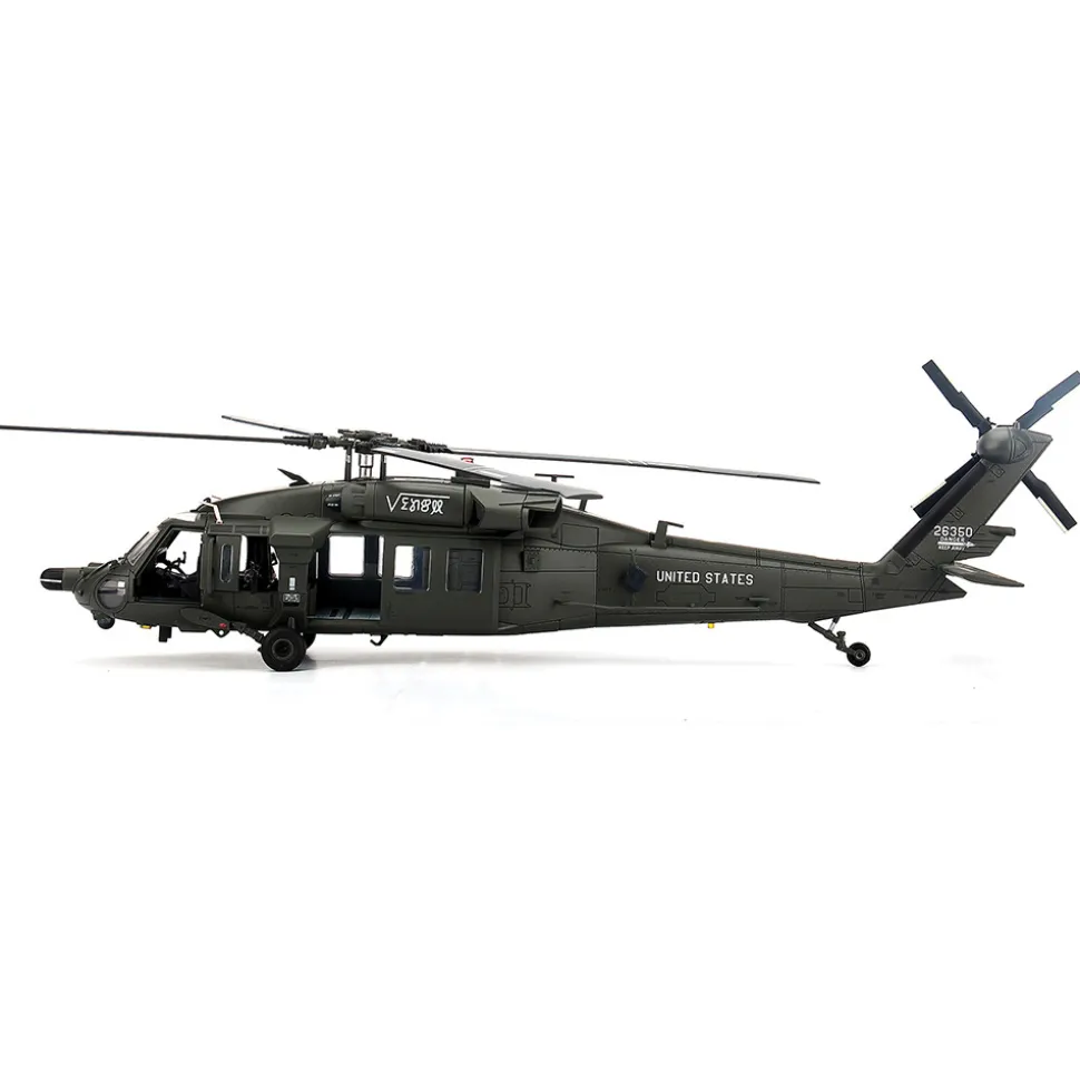 MH-60L Black Hawk - 160th Special Operations Aviation Regiment - Battle of Mogadishu (Black Hawk Down Incident) 1:48 Scale Diecast Helicopter by Bless Wing