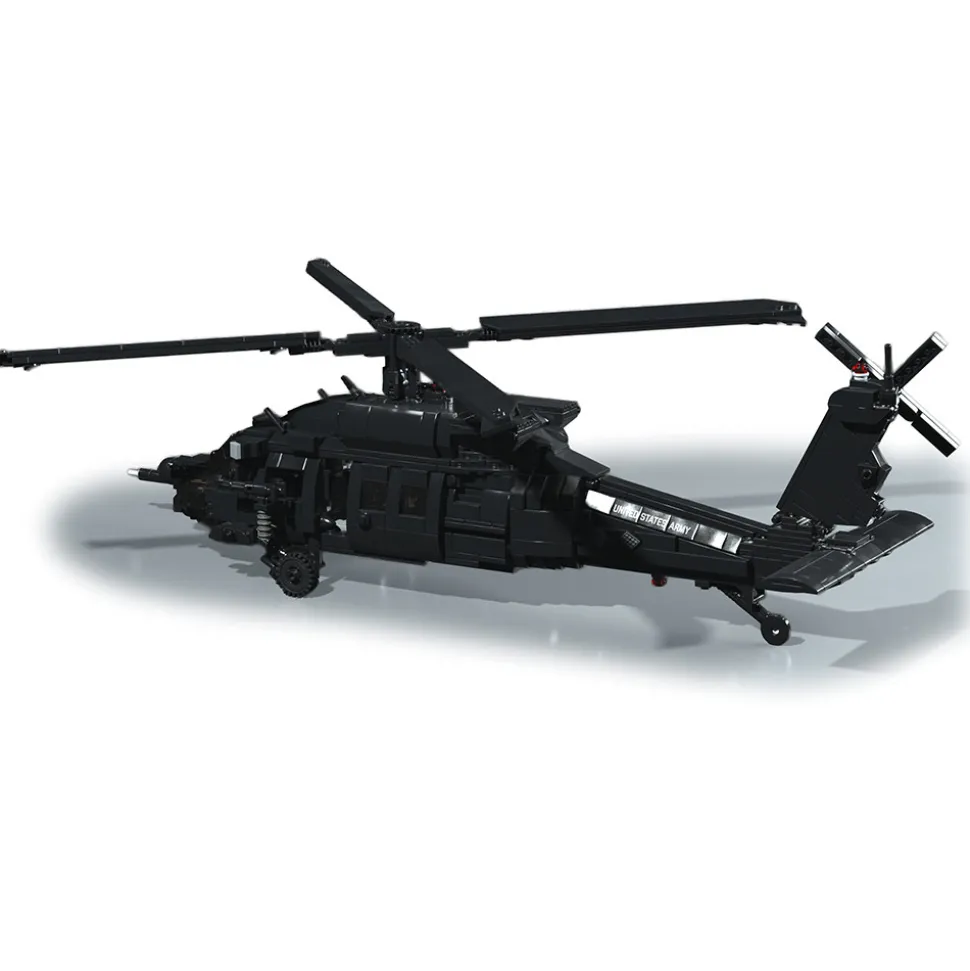 MH-60M Black Hawk Building Block Model - 1263 Pieces 1:48 Scale Building Brick Set by Atom Brick Company