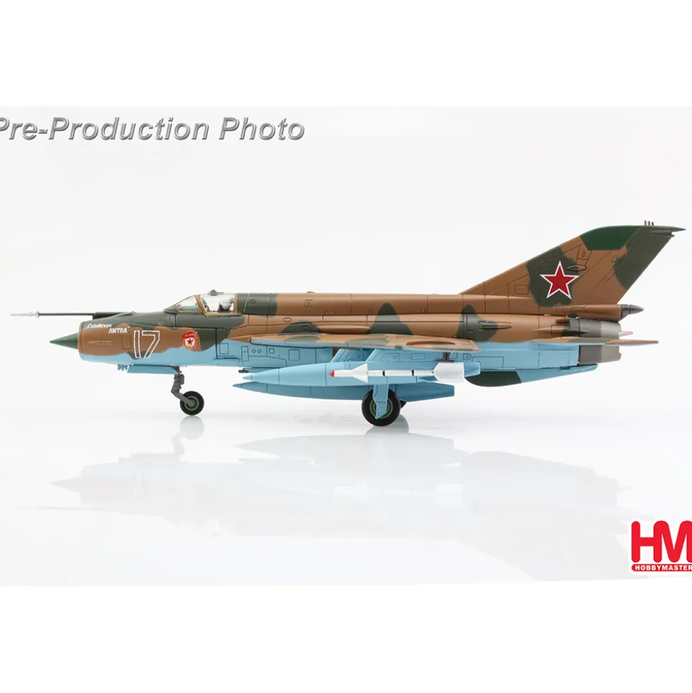 MIG-21 Fishbed 1/72 Die Cast Model 1:72 scale Metal by Hobby Master