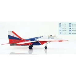 MIG-29 Fulcrum 1/72 Die Cast Model Strizhi Aerobatic Team, Russian Air Force, 2020 by Hobby Master