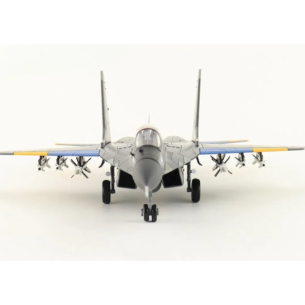 MiG-29MU1 Fulcrum-C 1/72 Die Cast Model - HA6525 40th Tactical Aviation Brigade, Ukrainian AF, Vasylkiv AB, 2 1:72 scale Metal by Hobby Master
