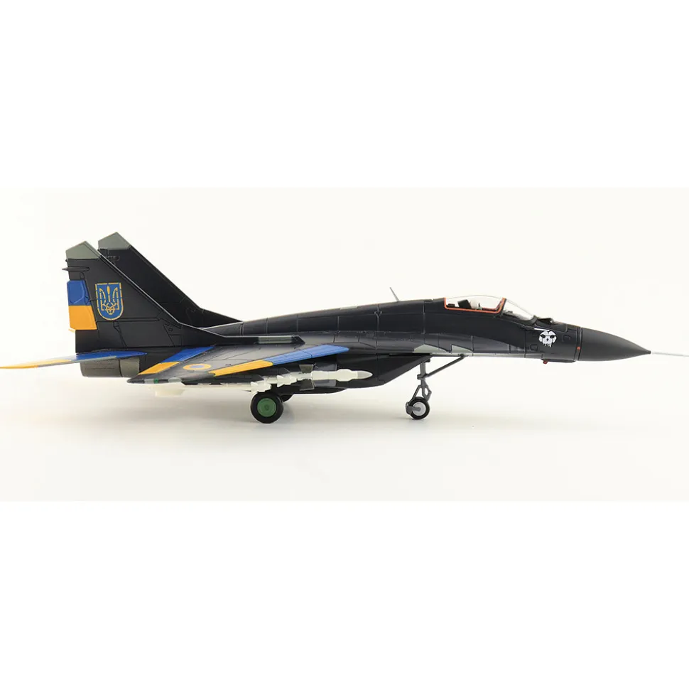 MiG-29MU1 Fulcrum-C 1/72 Die Cast Model - HA6525 40th Tactical Aviation Brigade, Ukrainian AF, Vasylkiv AB, 2 1:72 scale Metal by Hobby Master