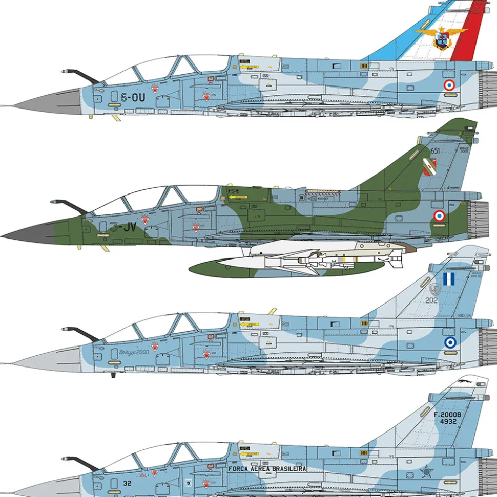Mirage 2000 B/D 1/72 Kit 1:72 scale Plastic by Italeri