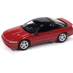 1991 Mitsubishi Eclipse GSX - Maranello Red 1:64 Scale Diecast Model Car by Auto World