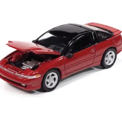 1991 Mitsubishi Eclipse GSX - Maranello Red 1:64 Scale Diecast Model Car by Auto World