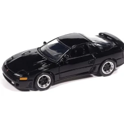 1993 Mitsubishi 3000GT VR-4 - Albany Black Pearl 1:64 Scale Diecast Model Car by Auto World
