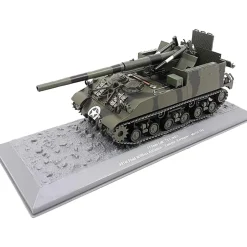 M40 155mm Gun Motor Carriage 1/43 Die Cast Model Motor City Classics (24220-45) 1:43 scale Metal by Militaria Diecast