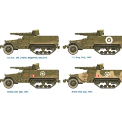 M3 75mm Gun Motor Carriage 1/72 Kit 1:72 Scale Plastic by Italeri