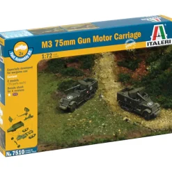 M3 75mm Gun Motor Carriage 1/72 Kit 1:72 Scale Plastic by Italeri