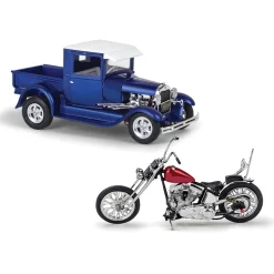 1929 Model A Pickup with California Street Chopper Model Kit 1:25 Scale Plastic Model Kit by Revell