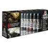 Model Wash Acrylic Paint Set Plastic Model Kit by Italeri