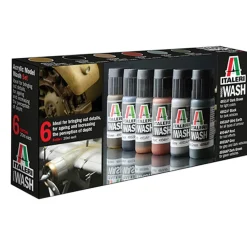 Model Wash Acrylic Paint Set Plastic Model Kit by Italeri